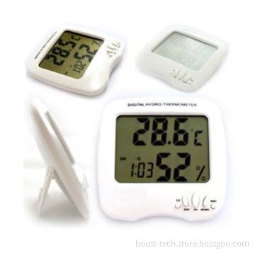 Boust LCD Digital Room Thermometer Hygrometer Alarm Clock (BST -AAKE)